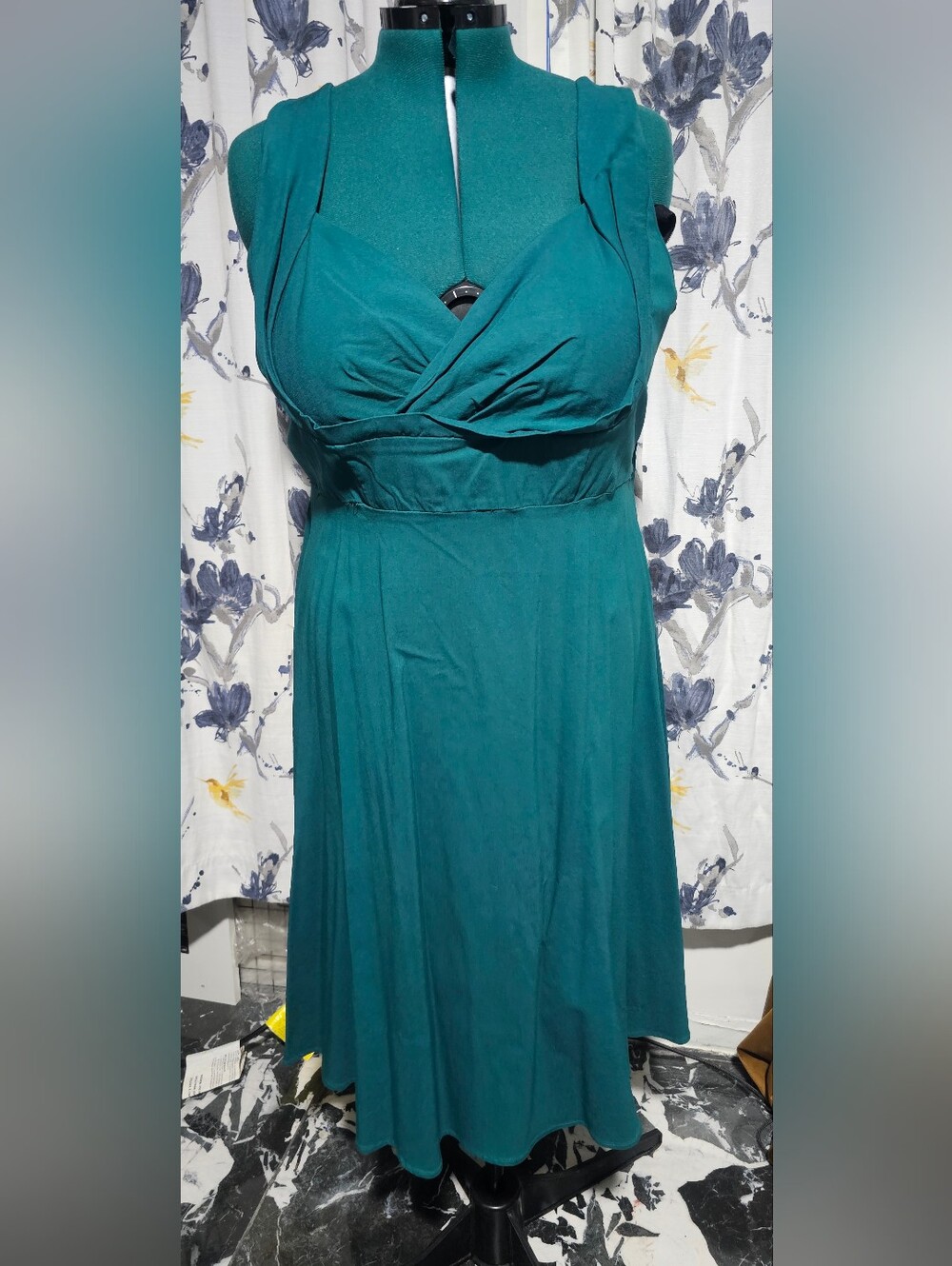 Retro Teal Dress